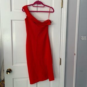 Vibrant One-Shoulder Dress